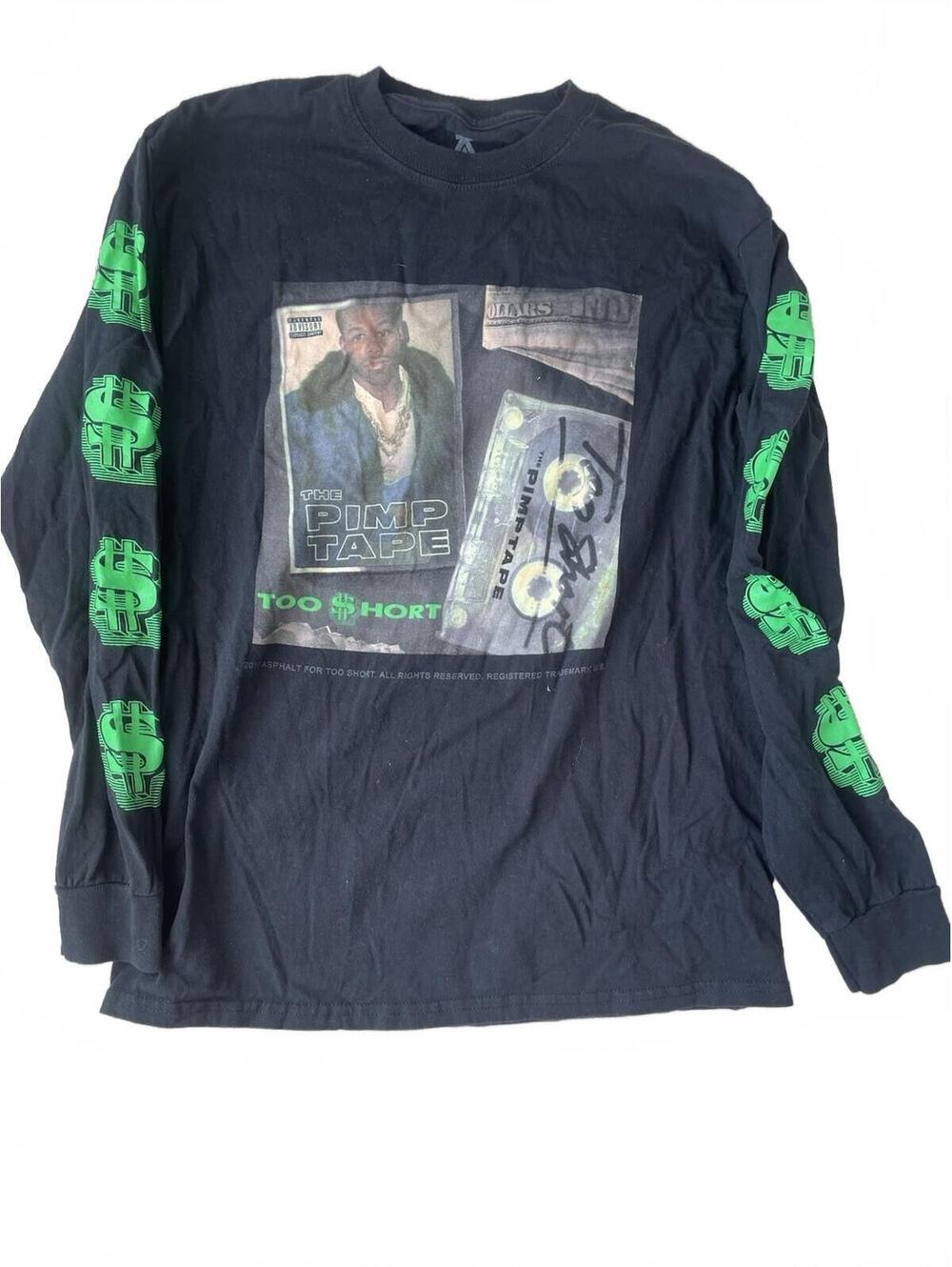 TOO SHORT 2017 “The Pimp Tape” Asphalt Long Sleeve Tee